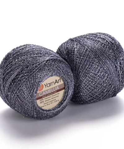 yarnart_camellia_424_horgolofonal_szurke_ezust_thewowfonal.hu